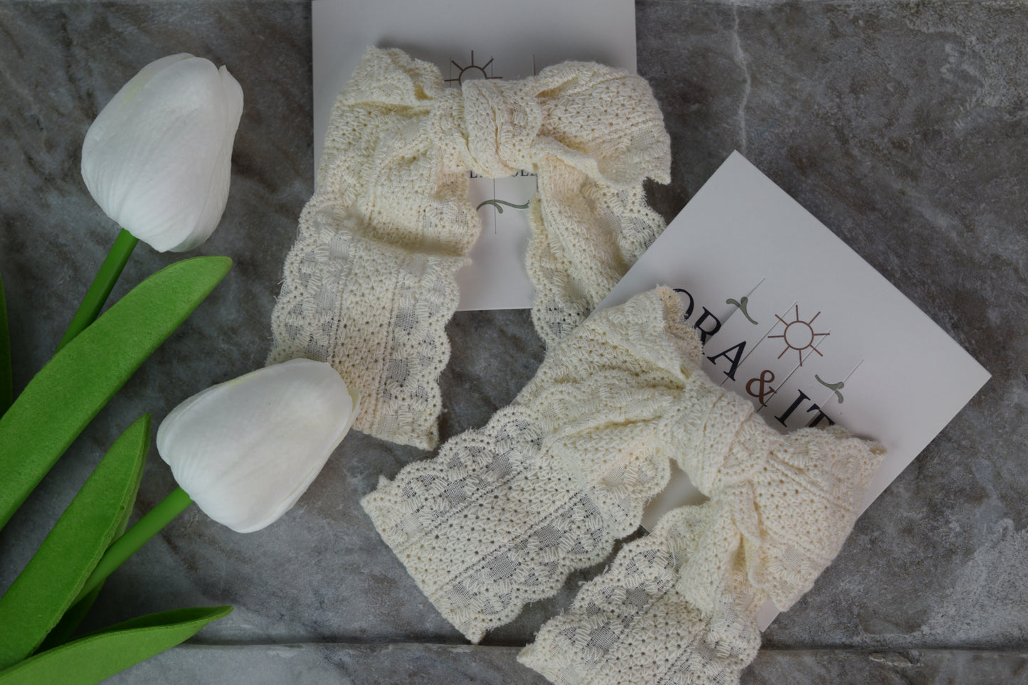 The Darling Lace Bow Clip